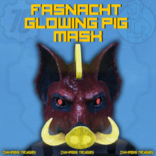 FALLOUT 76 PC FASNACHT 2024 GLOWING PIG MASK