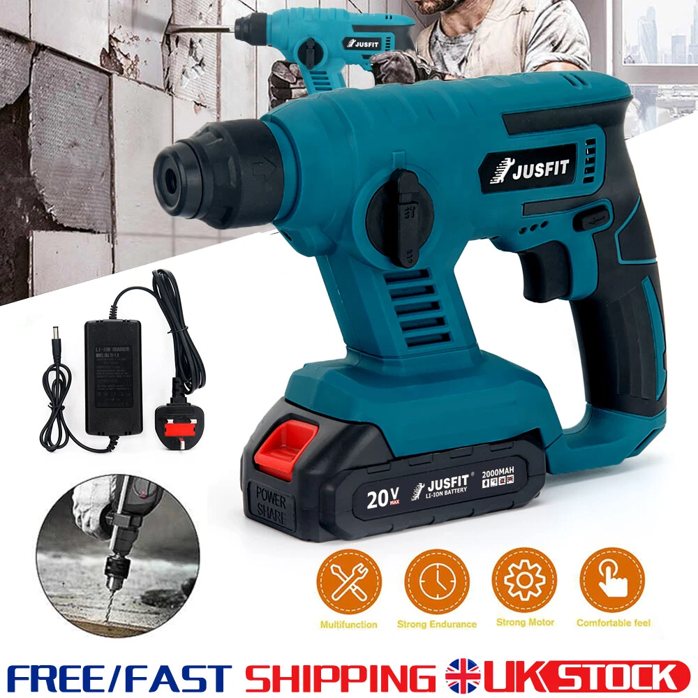 Cordless Hammer Driver Impact Drill SDS Plus Rotary Hammer