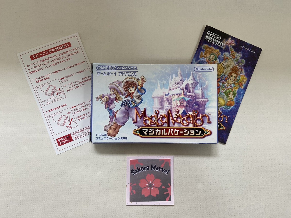 Magical Vacation Nintendo Gameboy Advance GBA Japanese Game Tested