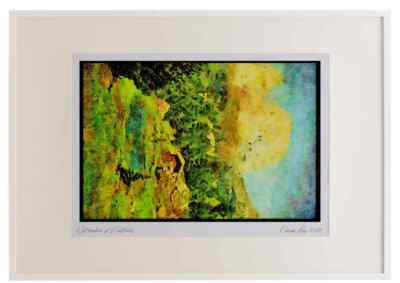 Italy 079088 Little Chalet In The Mountains Of Dolomite Murano A3 Picture Frame