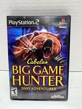 Cabela's Big Game Hunter: 2005 Adventures (Sony PlayStation 2, 2004) PS2 Tested