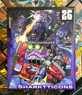 MechFansToys MFT MF-26 Sharkticon Fish Team 3pcs Transformer SEALED NEW!