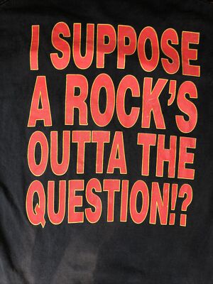 DEF LEPPARD 1992 GIANT Tshirt I Suppose A Rock's Outta The