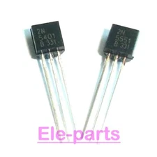 100 PAIR 2N5401 2N5551 TO-92 (100 2N5401+100 2N5551)PNP NPN TRANSISTORS