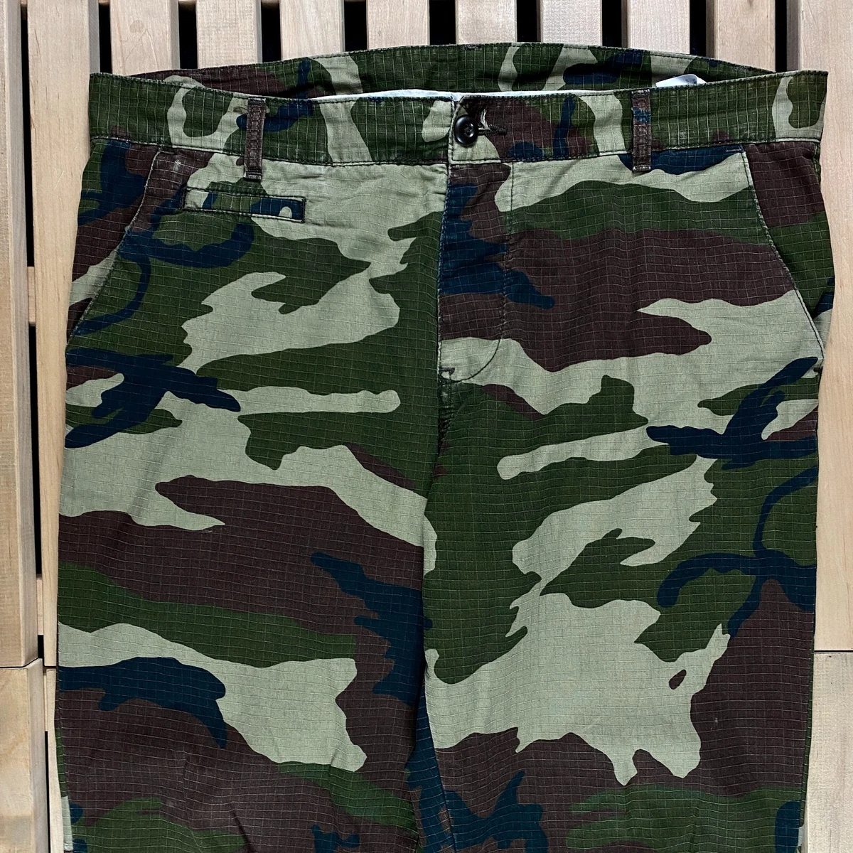 Mens Cane Pants Carhartt Camouflage Pattern Size 36 Cotton eBay