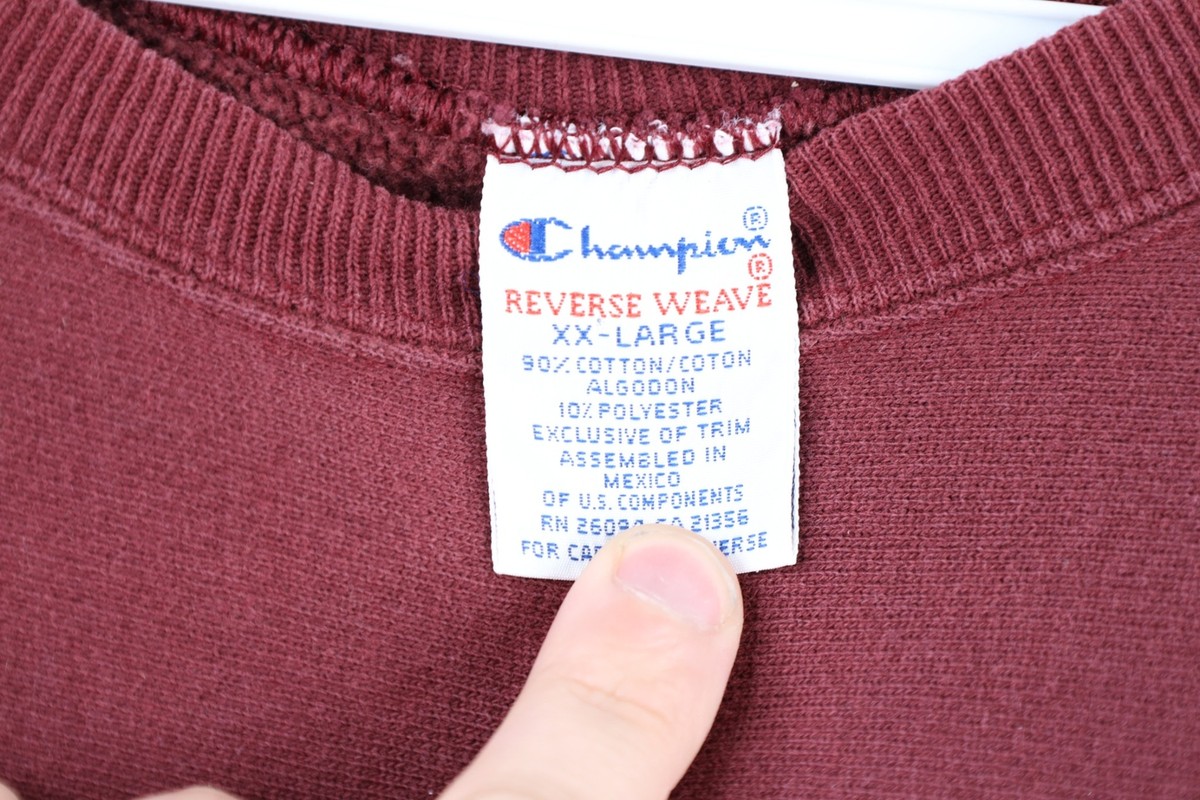 Vintage 80s Champion Reverse Weave Mens 2XL Fordham