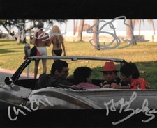 * STEVEN BAUER, PEPE SERNA & ANGEL SALAZAR * signed 8x10 photo * SCARFACE * 7
