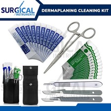 Dermaplaning Cleaning Kit Disposable Scalpel Blades 22, 10  11 with BP Handle