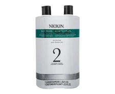 Nioxin System 2 Cleanser Shampoo and Scalp Therapy Conditioner Duo 33.8 Oz PUMP