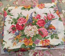 RALPH LAUREN Melissa KING Duvet Cover Floral Roses Very Rare Read 1st