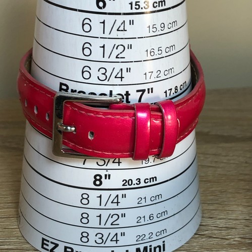 DKNY Hot Pink Y2K Leather Band Ladies Chronograph Watch NY-4929 - Picture 10 of 11