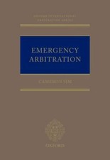 Emergency Arbitration, Hardcover by Sim, Came...