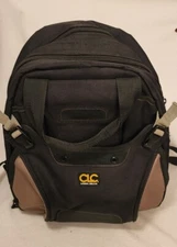 CLC Work Gear 1134 Carpenter's Tool Backpack, 44 Pockets, Padded Back Support