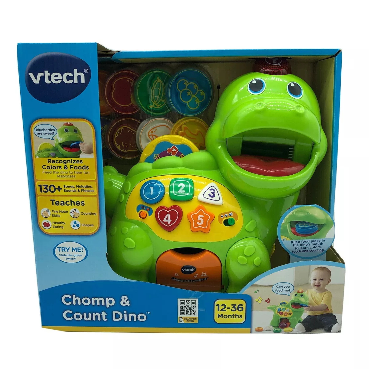 Vtech chomp and count dino deals