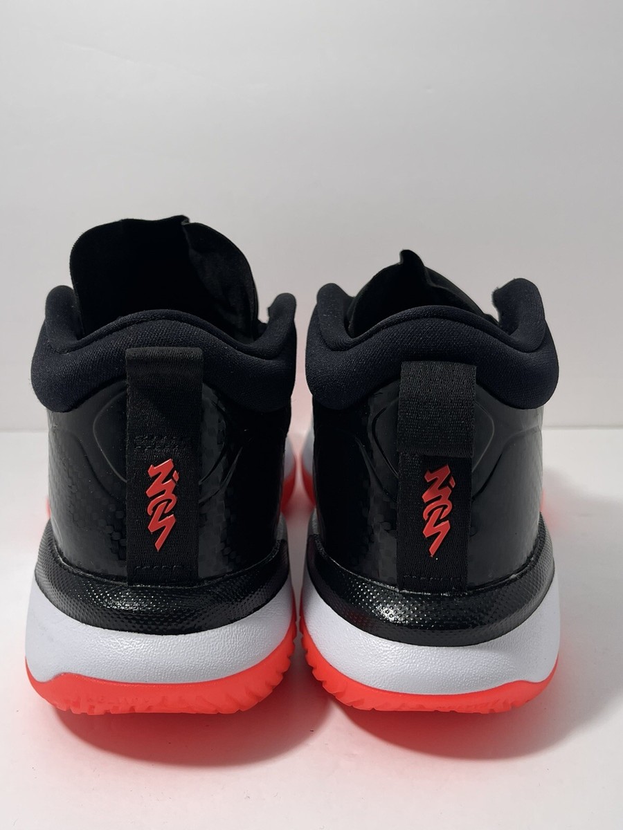 Nike Jordan Zion 1 Black White Crimson Red Basketball Shoes Mens