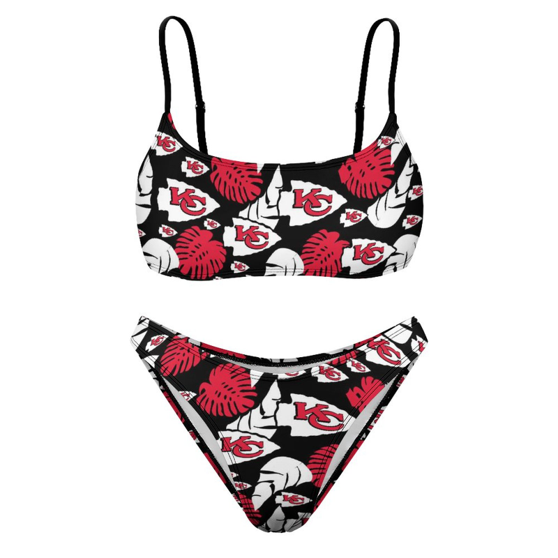 Bikini Swimwear Kansas City Chiefs Fans Women's Bikini Swimsuit Print