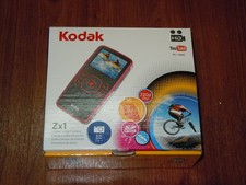 New Open Box - Kodak Zx1 Edition 128 MB Pocket Camcorder - BLUE - 041778364567