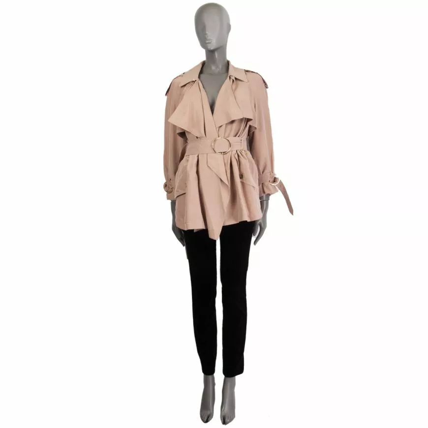 Burberry short trench coat top
