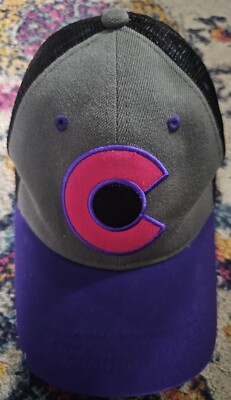 Purple Pink COLORADO C mesh snapback trucker hat | eBay display picture 1