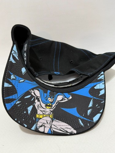 Lids Exclusive Batman Snap Back Hat Gotham City Batman Art Under Brim DC Comics - Picture 5 of 8