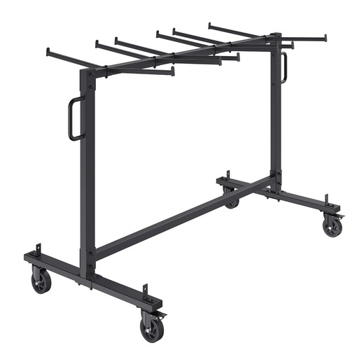 VEVOR 42 Chairs Folding Chair Cart Heavy Duty Iron Mobile Stackable Chair Dolly - Picture 12 of 12