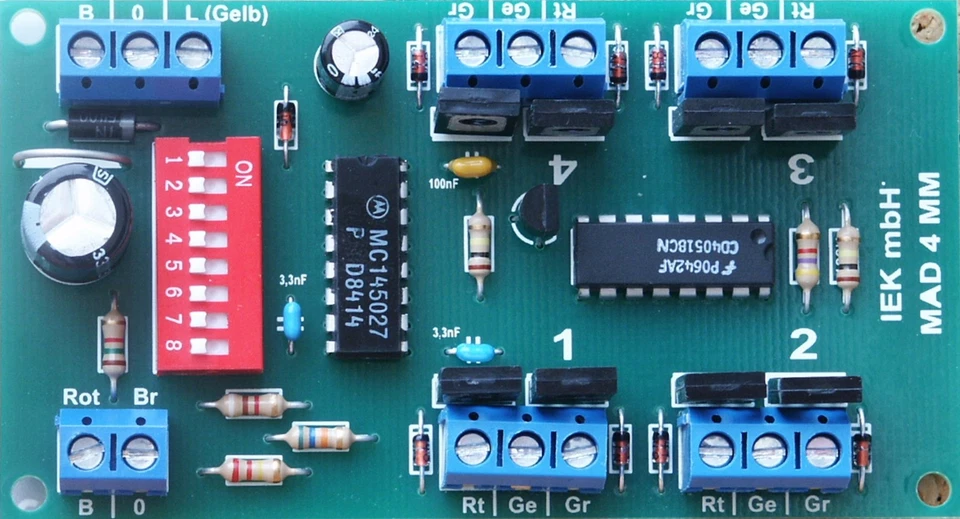 Weichendecoder kompatibel zu Märklin - Digital K83 , IEK MAD-4 MM