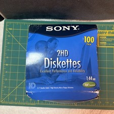 Sony lot of 85 Pack Floppy 2HD Diskettes 3.5  Double Sided IBM High Density