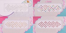 Vama Fashion Crystal Bindi Set - 4 Sheets Medium 3mm Kundan Stickers