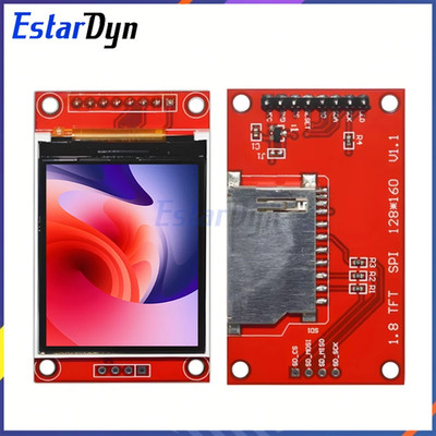 1.8'' ST7735S TFT LCD Display 128X160 SPI 3.3V/5V for Raspberry Pi ESP32 Micropyt