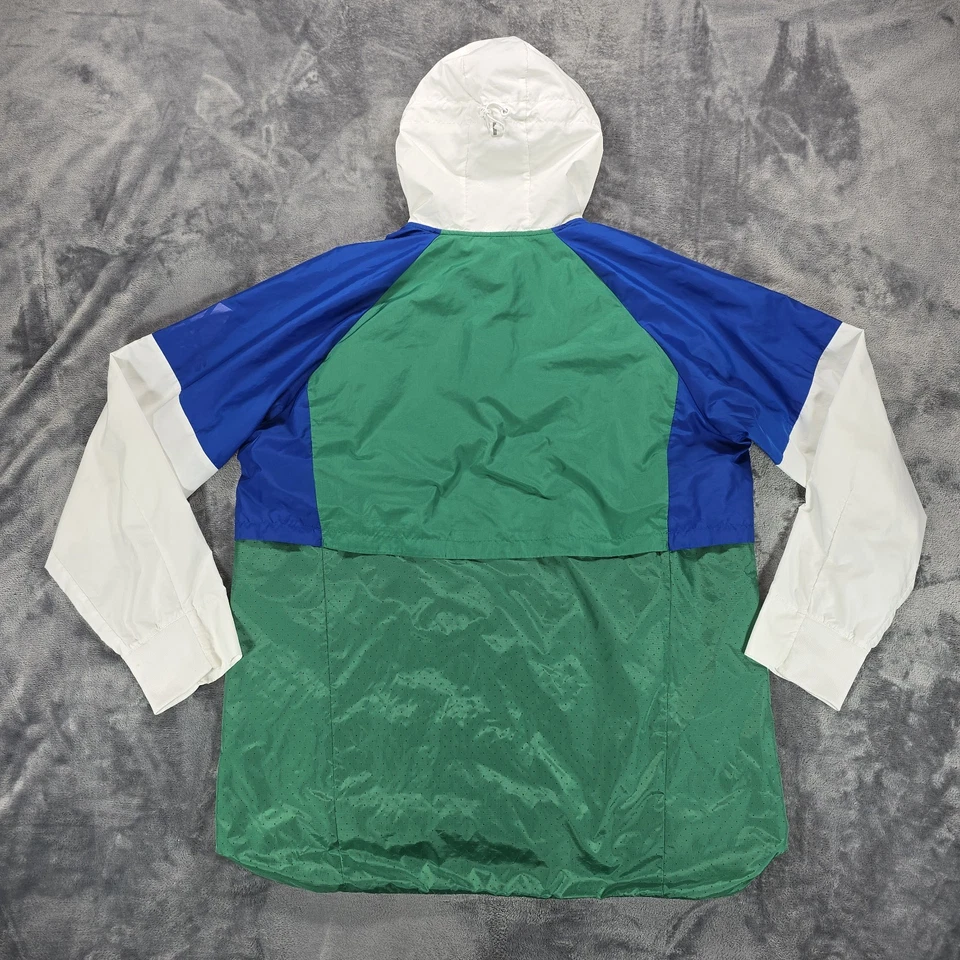 Adidas Sport ID Anorak Windbreaker Jacket Mens XL Woven Softshell Hooded - Image 3 of 4