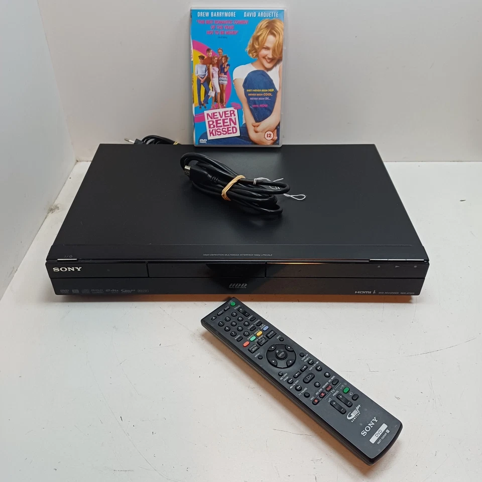 Sony RDR-AT205 DVD/HDD-Recorder +Remote TESTED HDMI 1080P Pict.B USB DV-in 250Gb