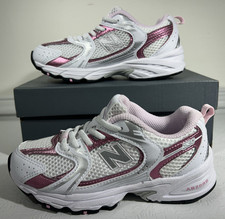 New Balance 530 - Girls' Preschool White/Pink Size 12