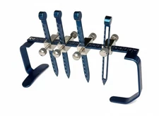 Davis Nasal Projectometer Stainless Steel/Alum. Blue Measuring Gauge 4-Point