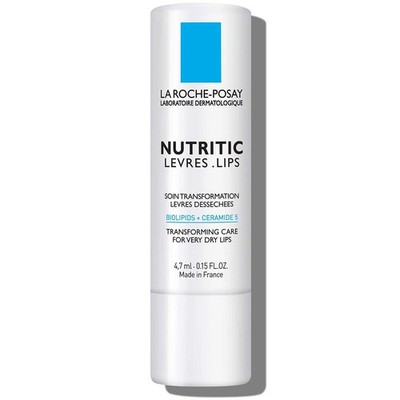 La Roche-Posay Nutritic Lip Balm for Very Dry Lips, Soothes and Repairs Chapped