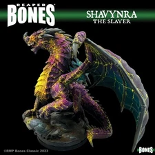 Reaper 77760 Shavynra the Slayer, Huge Dragon Bones Classic Plastic Miniature