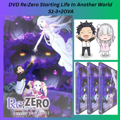 anime DVD Re:Zero Starting Life In Another World Complete Boxset (Season 1-3)