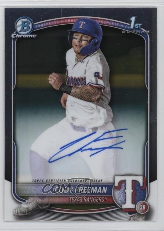 2025 Bowman Chrome Prospect Auto Cody Freeman #CPA-CFR Auto 1l2