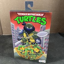 DARK LEONARDO TWO SCOOPS OF EVIL TMNT NINJA TURTLES NECA NEW CARTOON