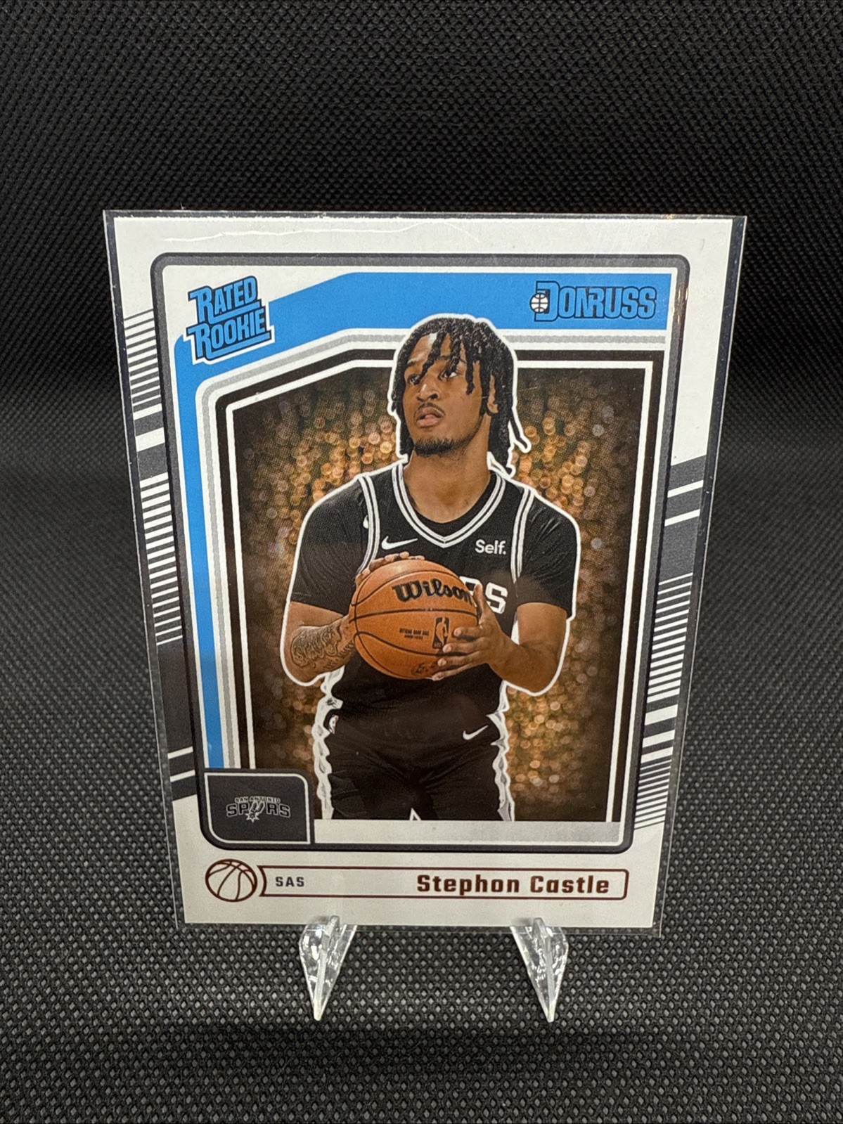 2024-25 Donruss Stephon Castle Rated Rookie #244 Spurs