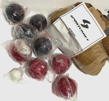 SPORTCRAFT Vintage Bocce Ball w/ Instructions  Soft Carrying Case Pallino Ball