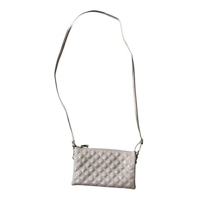 Caroline Hill Quilted Convertible Crossbody Purse Bag Cream Blush Boutique