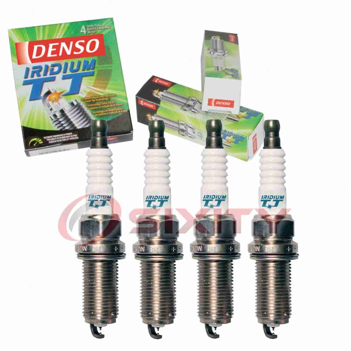 4 pc DENSO 4704 Iridium TT Spark Plugs for SPFR8TI332 SPFR8TE2AA MN158596 cc