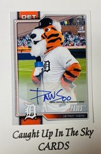 2026 Topps Series 1 Celebration Box “Paws” Mascot Auto #60/99 Detroit Tigers
