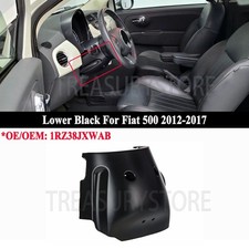 For Fiat 500 2012-2017 Black Lower Steering Column Cover Shroud Oe 1rz38jxwab