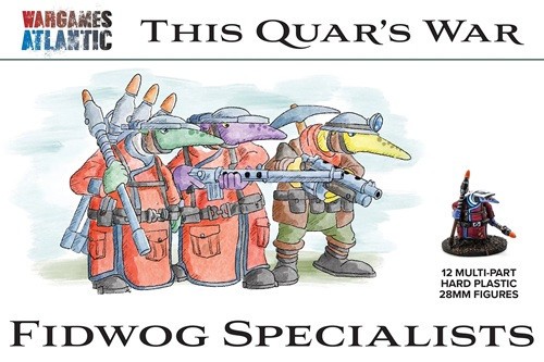 Wargames Atlantic Quar Fidwog Specialists  Boxed Set 28mm Models