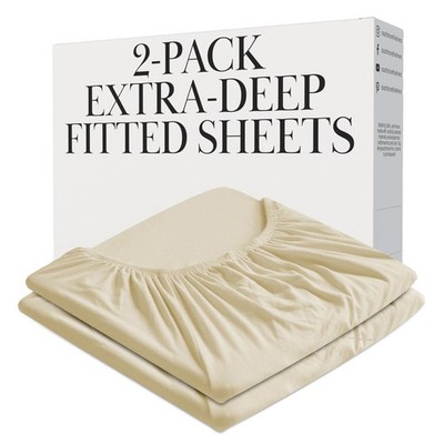 , Inc. Dorm Room Essentials 2-Pack Twin XL Fitted Sheets Only, Back to School...