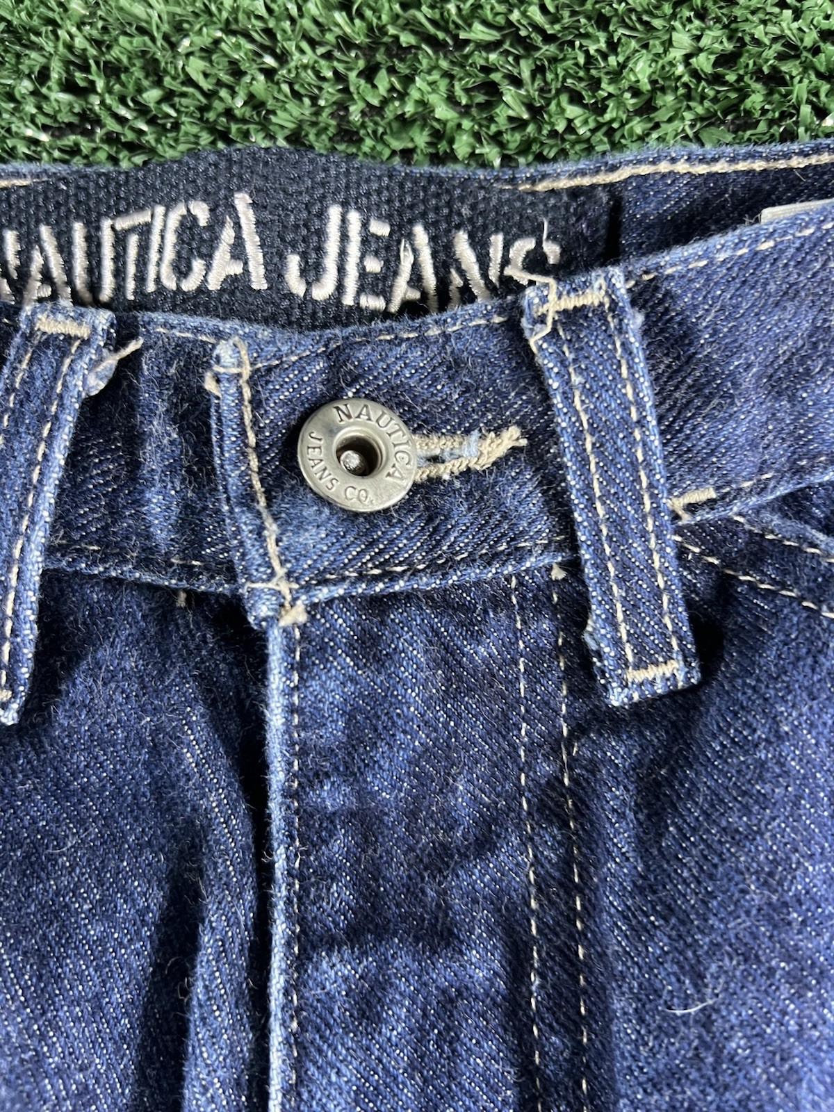 Nautica Regular Fit Dark Blue jeans for men 28x30 image 3
