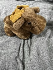 Vintage Dakin 1983 Wildlife Moose Plush Vintage Corduroy Antlers 6  