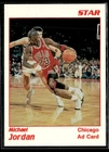 1990-92 Star NBA Ad Cards Michael Jordan