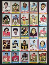 1974 Topps Football Set Break 25 Cards